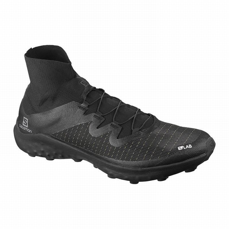 SALOMON S/LAB CROSS Philippines - Women's Trail Running Shoes - Black/White | 851379-NAY